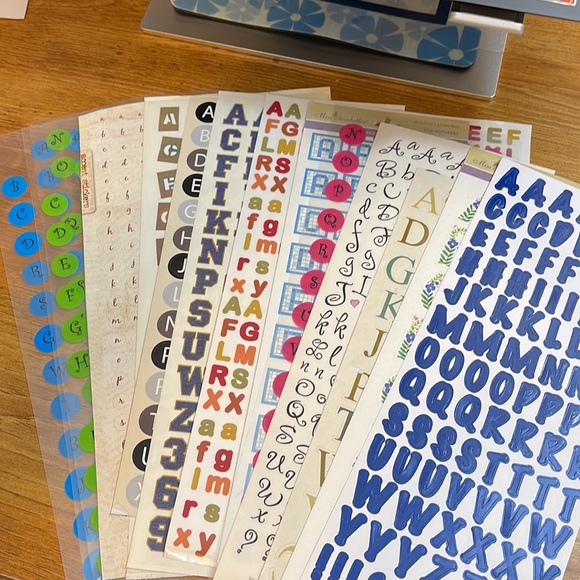 Sticker letters bundle - Picture 3 of 3